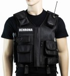 KAMIZELKA TAKTYCZNA CZARNA WZÓR I SIATKA