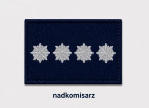 DYSTYNKCJE NA SOFTSHELL POLICYJNE | NADKOMISARZ