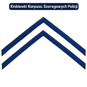 Krokiewki Policyjne Korpusu Szeregowych – Naszywki na Rękaw Policji