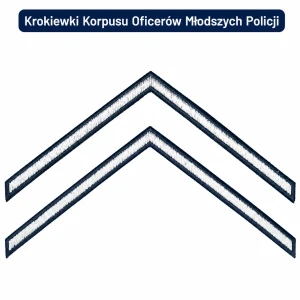 Krokiewki Policyjne Korpusu Oficerów Młodszych – Naszywki na Rękaw Policji