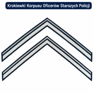 Krokiewki Policyjne Korpusu Oficerów Starszych – Naszywki na Rękaw Policji