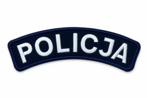 Naszywka POLICJA Łuczek – Emblemat na Mundur Wyjściowy i Galowy