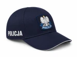 Czapka służbowa policyjna letnia z daszkiem granatowa MEMBRANA | POLICJA