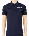 Koszulka polo POLICJA granatowa | 80% bawełna, 20% nylon, 210 gr/m2