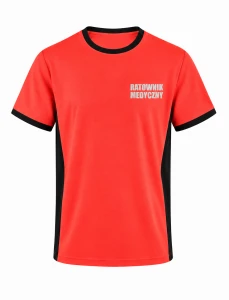 KOSZULKA T-SHIRT FLUO RATOWNIK ODBLASK | MODEL II