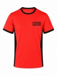 KOSZULKA T-SHIRT FLUO RATOWNIK CZARNY NADRUK | MODEL II