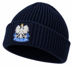 CZAPKA ZIMOWA POLICJA DOKERKA GRANATOWA