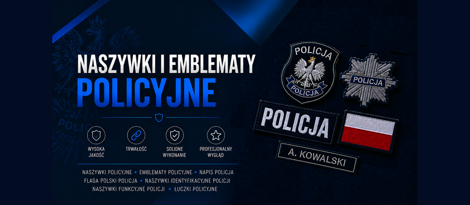 Naszywki i emblematy policyjne