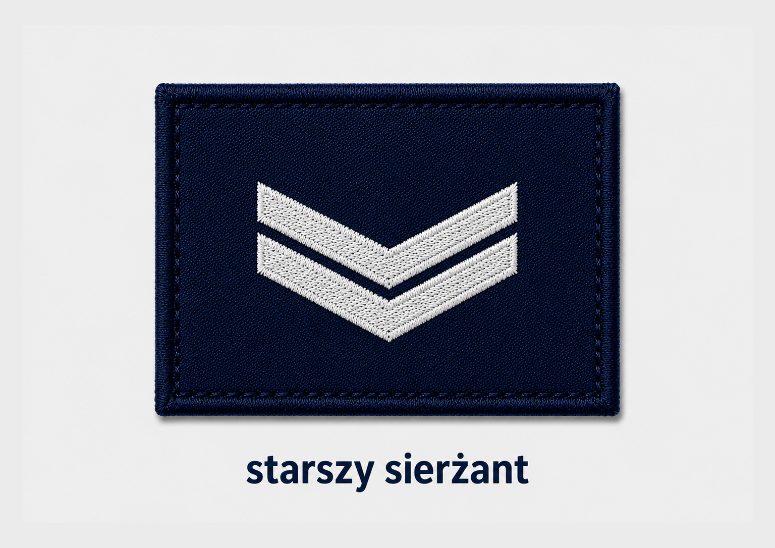 DYSTYNKCJE NA SOFTSHELL POLICYJNE STARSZY SIERŻANT