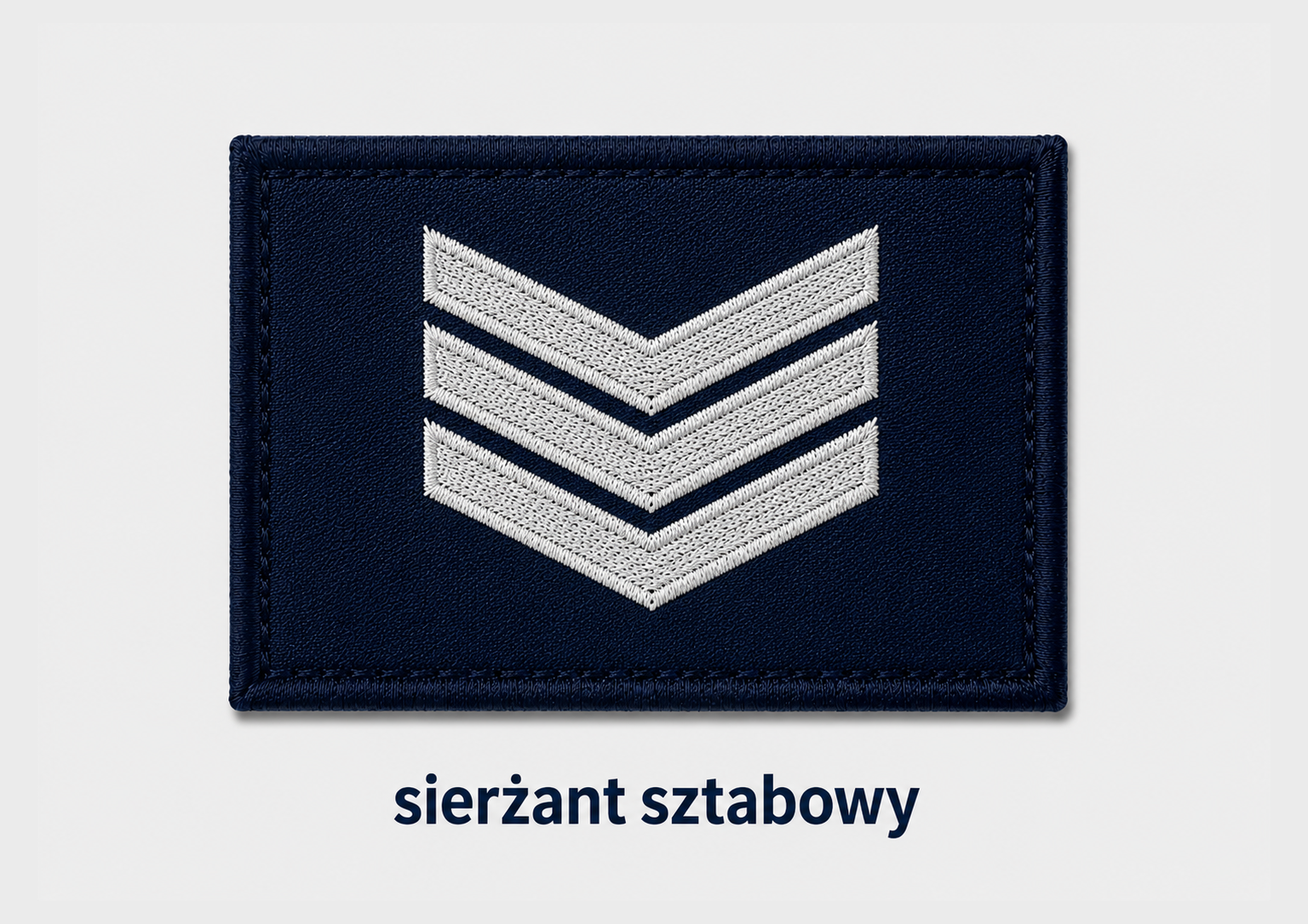 DYSTYNKCJE NA SOFTSHELL POLICYJNE SIERŻANT SZTABOWY