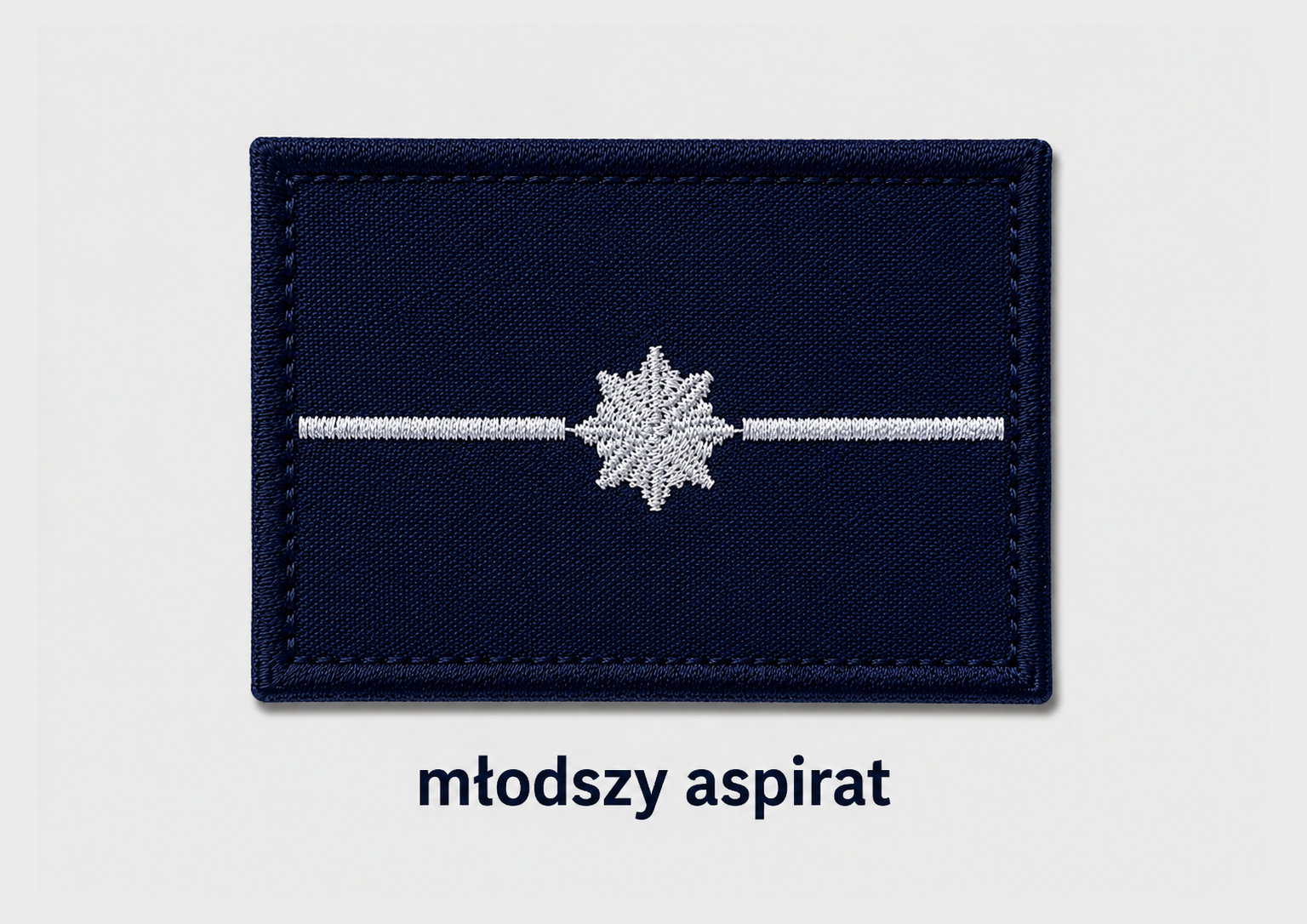 DYSTYNKCJE NA SOFTSHELL POLICYJNE MŁODSZY ASPIRANT