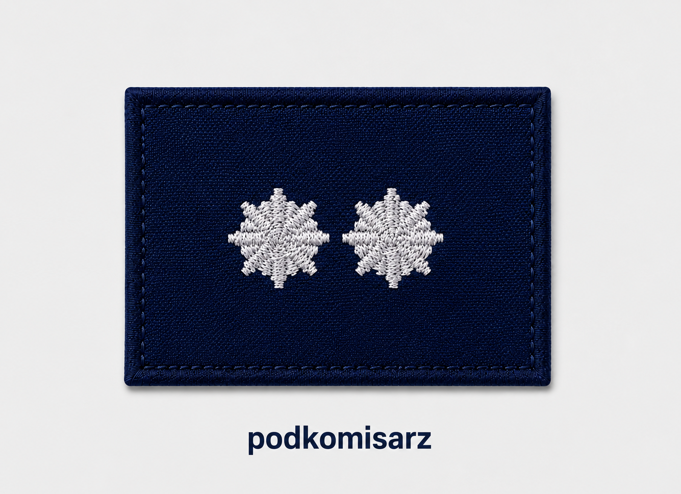 DYSTYNKCJE NA SOFTSHELL POLICYJNE PODKOMISARZ