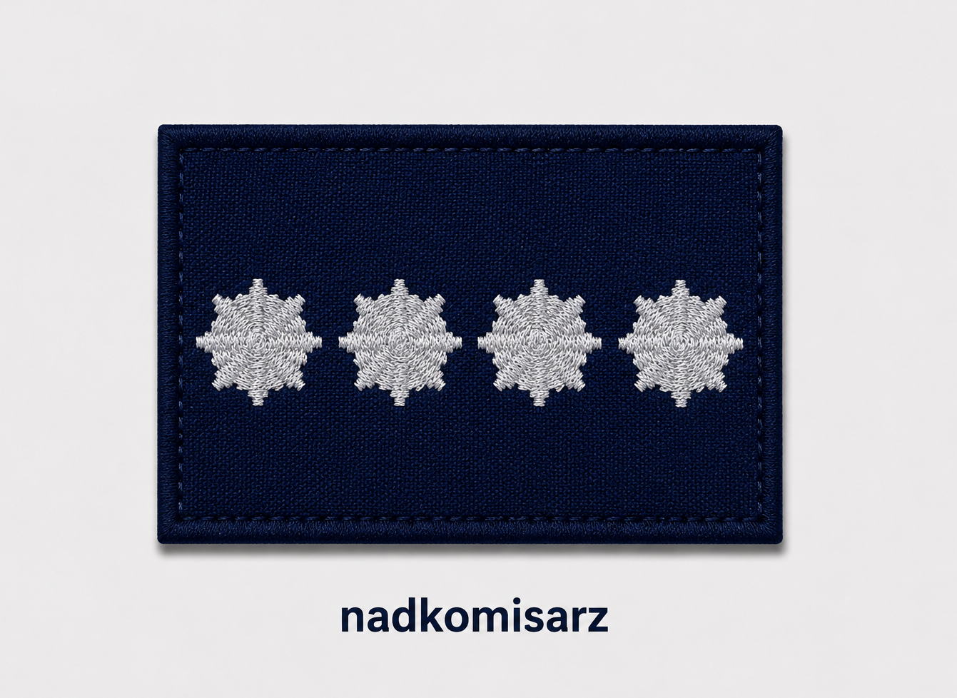 DYSTYNKCJE NA SOFTSHELL POLICYJNE NADKOMISARZ