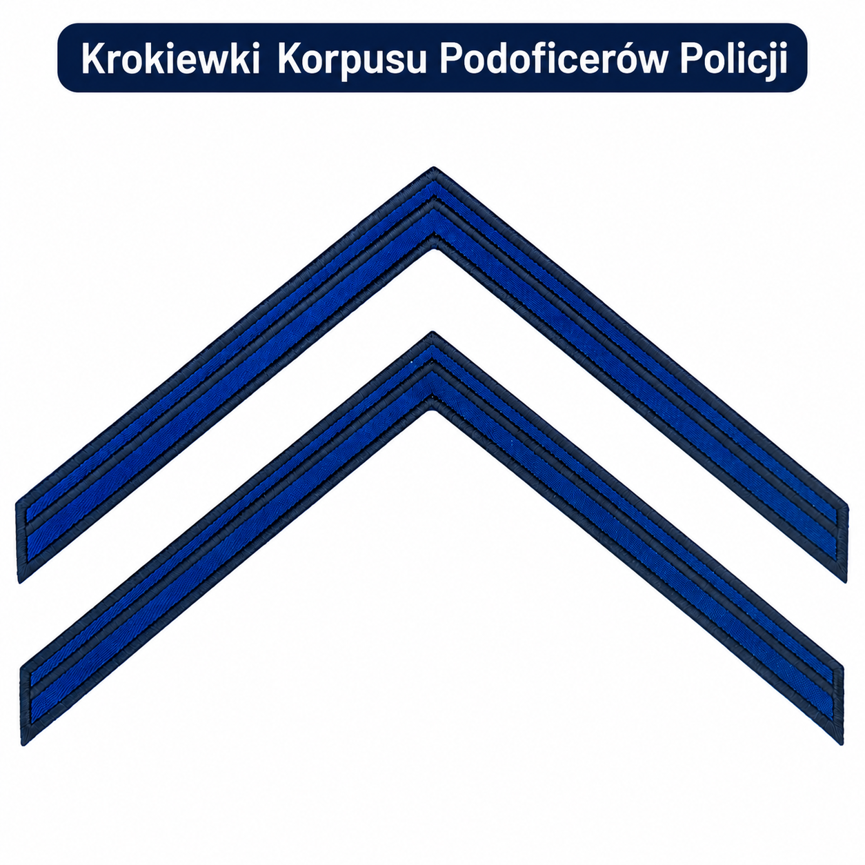 Krokiewki Policyjne Korpusu Podoficerów – Naszywki na Rękaw Policji