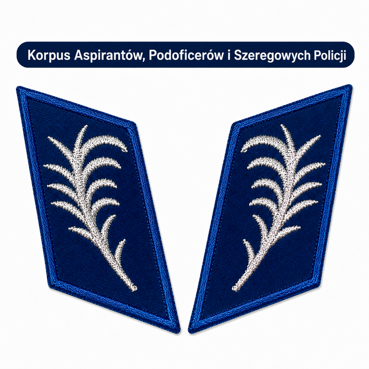 Palemki Policyjne Podoficerskie – Korpusówki Policji | Znak Korpusu na Mundur Galowy