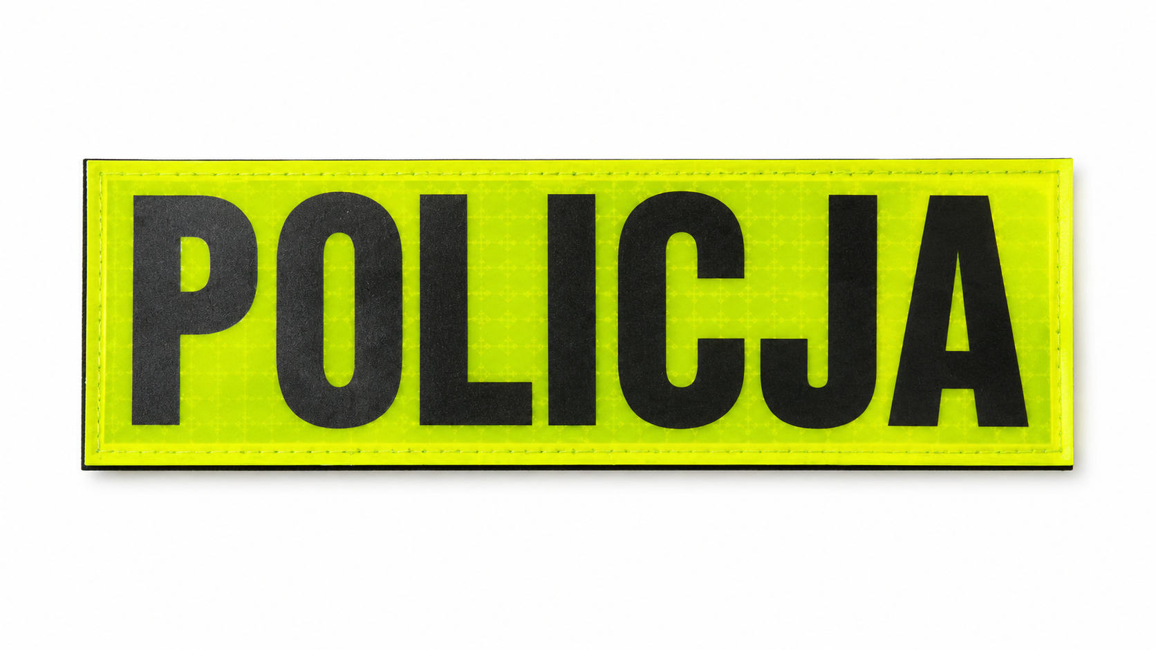 Emblemat POLICJA odblaskowy - Pryzmatyczny
