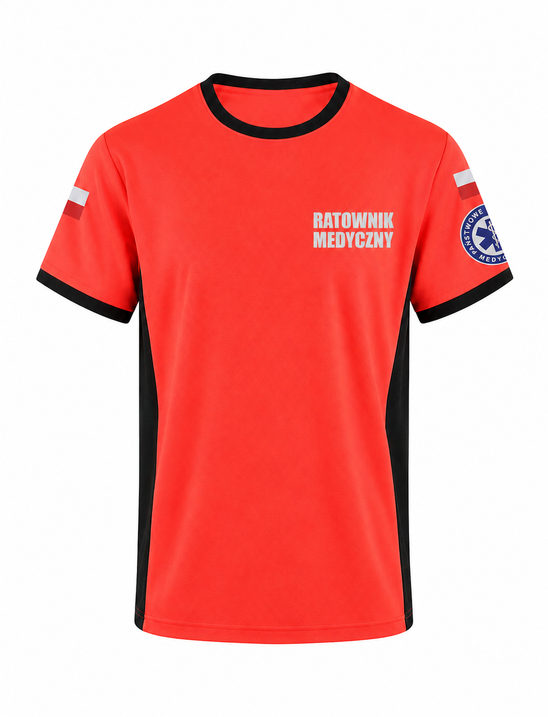 KOSZULKA T-SHIRT FLUO RATOWNIK MEDYCZNY